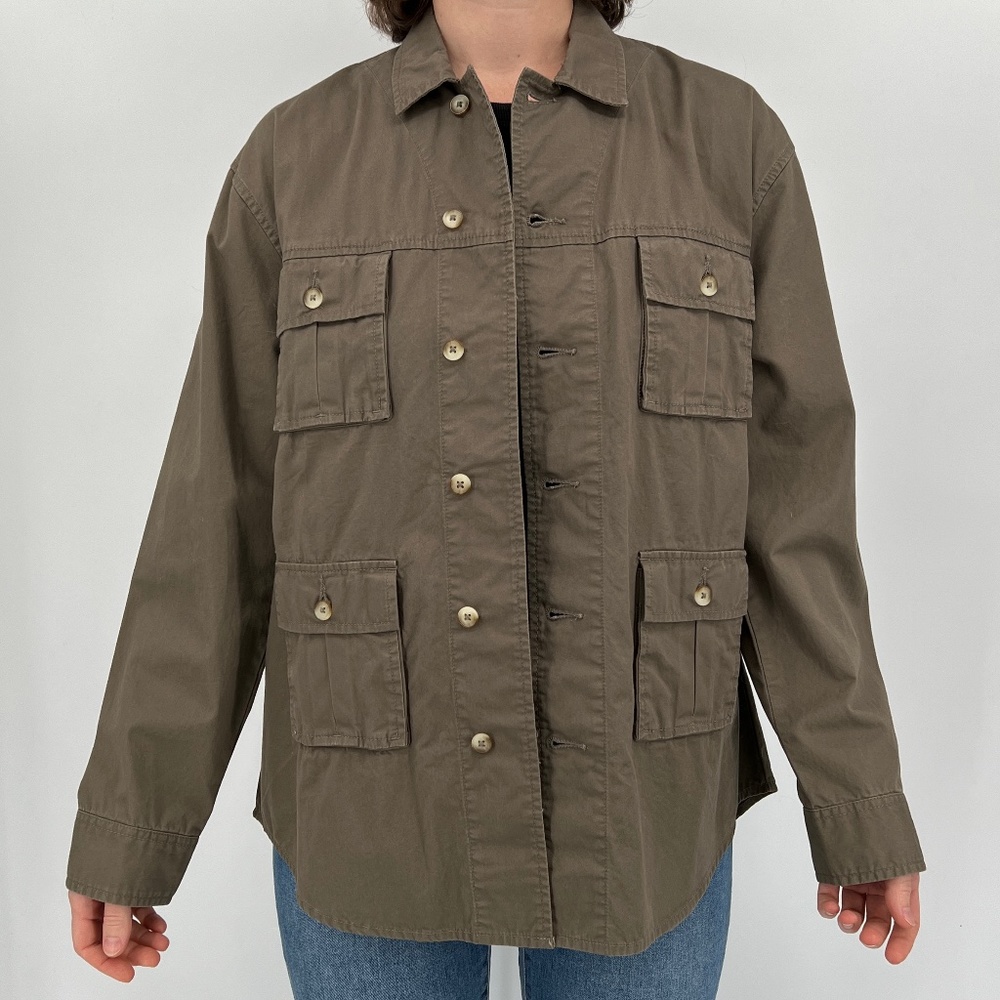 NWT TASHA TARNO Cargo Relaxed Fit Shirt